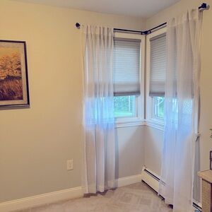 Gauze curtains (floor length)
